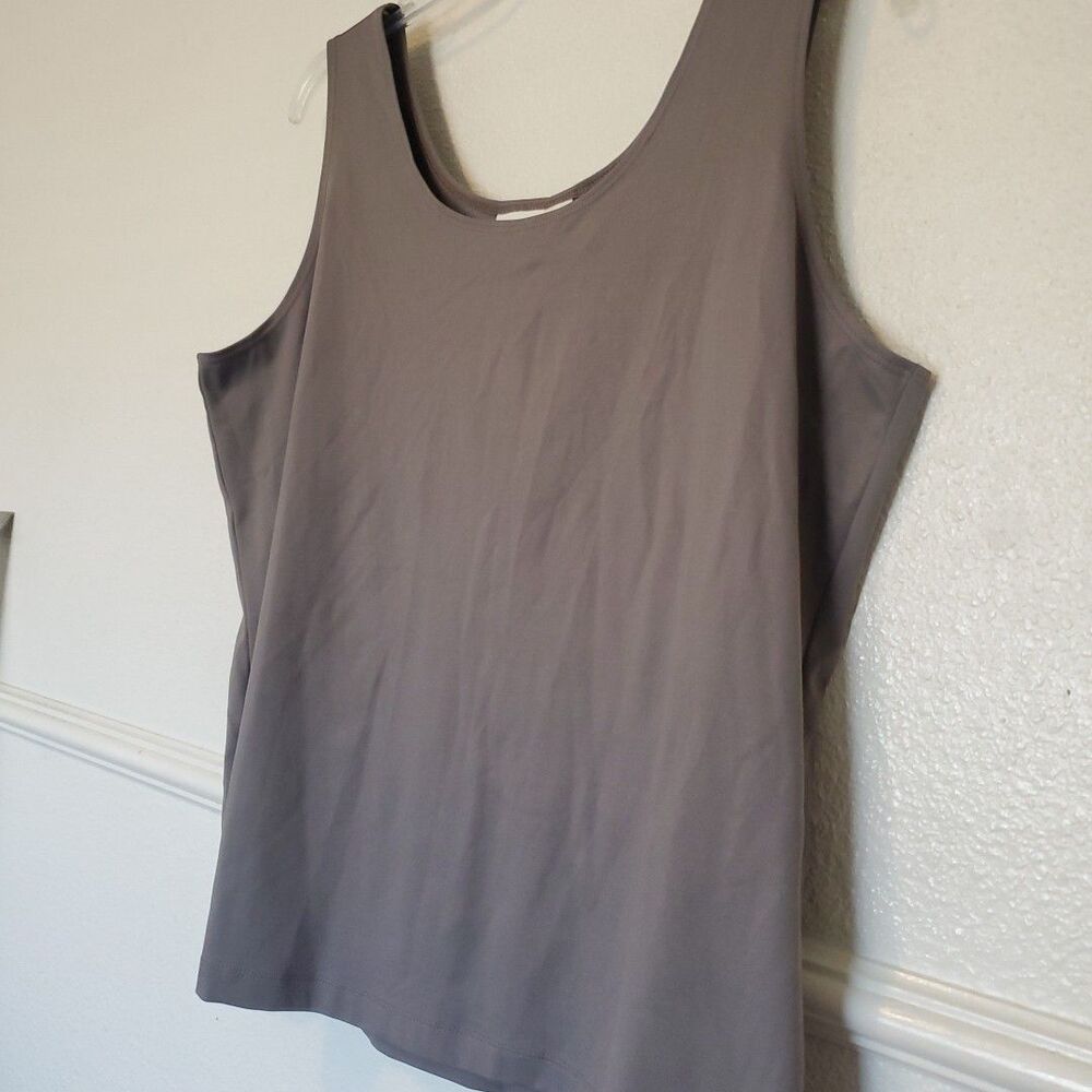 Chicos Microfiber Contemporary Tank Basic Top Siz… - image 2